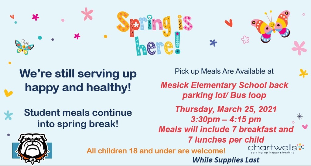 Spring Break Meal Pick UP